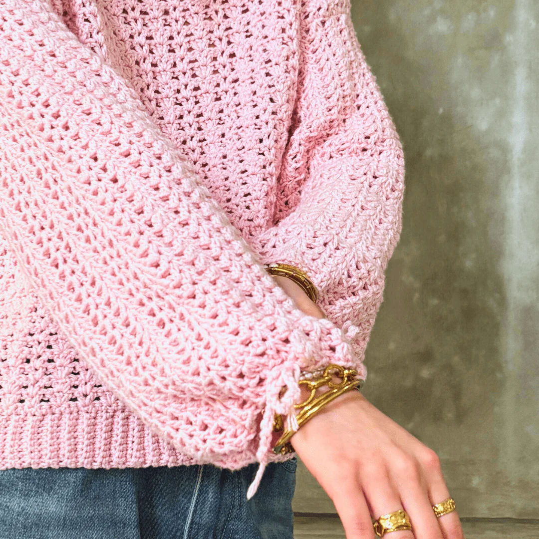 Everyday Happy Pink Sweater - Image 6